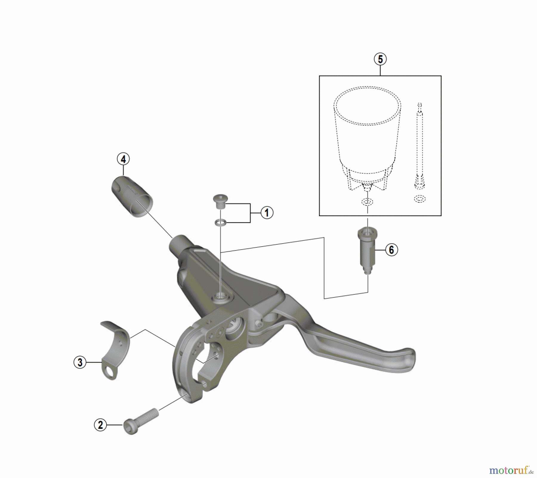  Shimano BL Brake Lever - Bremshebel BL-U5000  METREA Brake Lever