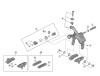 Shimano BR Brake - Bremse Spareparts BR-R9100 DURA-ACE Caliper Brake