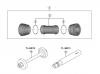 Shimano SM Smallparts - Kleinteile, RT, BT, BB, CD Spareparts SM-BB92-41B Bottom Bracket for Press-Fit