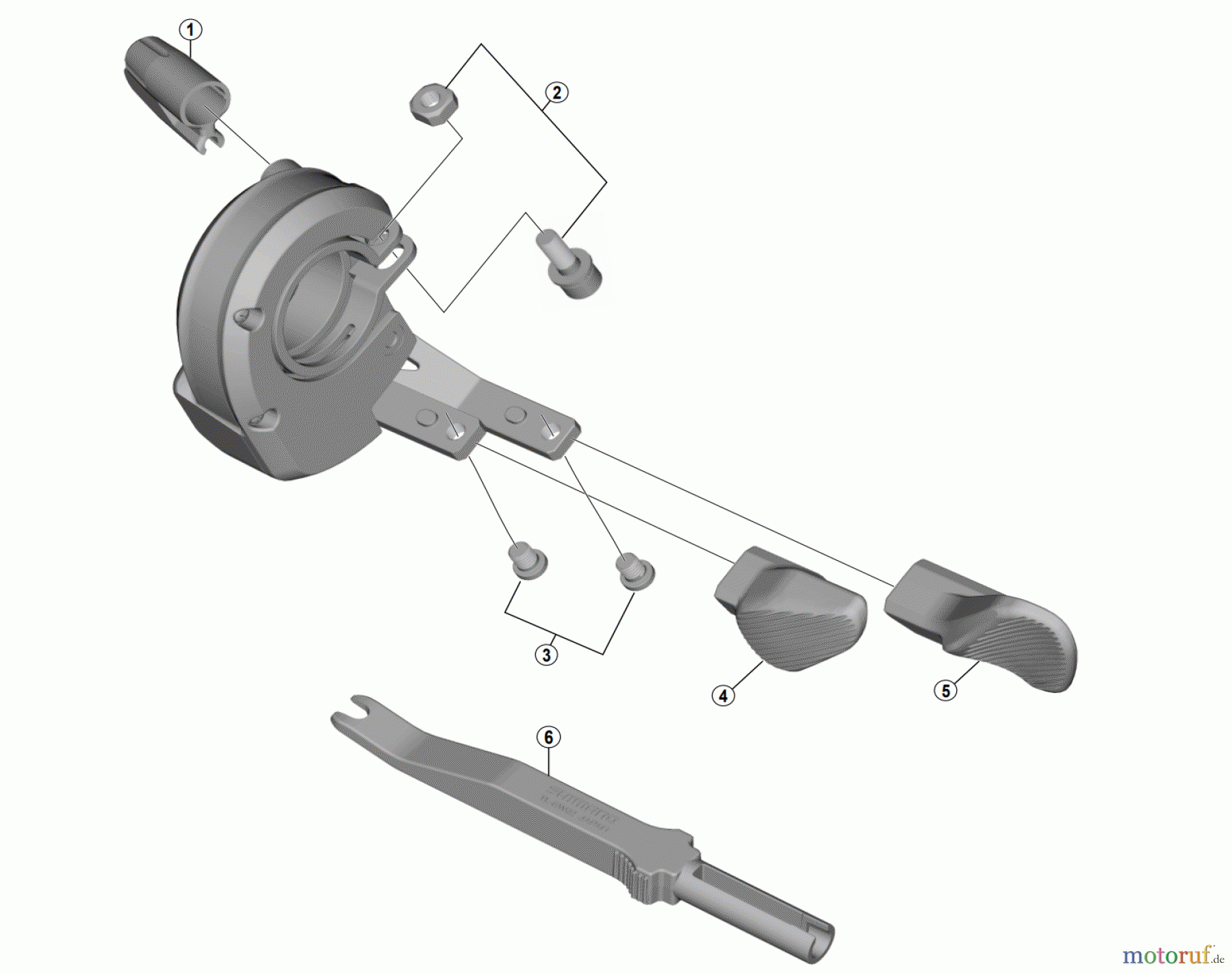  Shimano SW Switch - Schalter SW-M8050  DEORE XT Shifting Switch (2x11-speed)