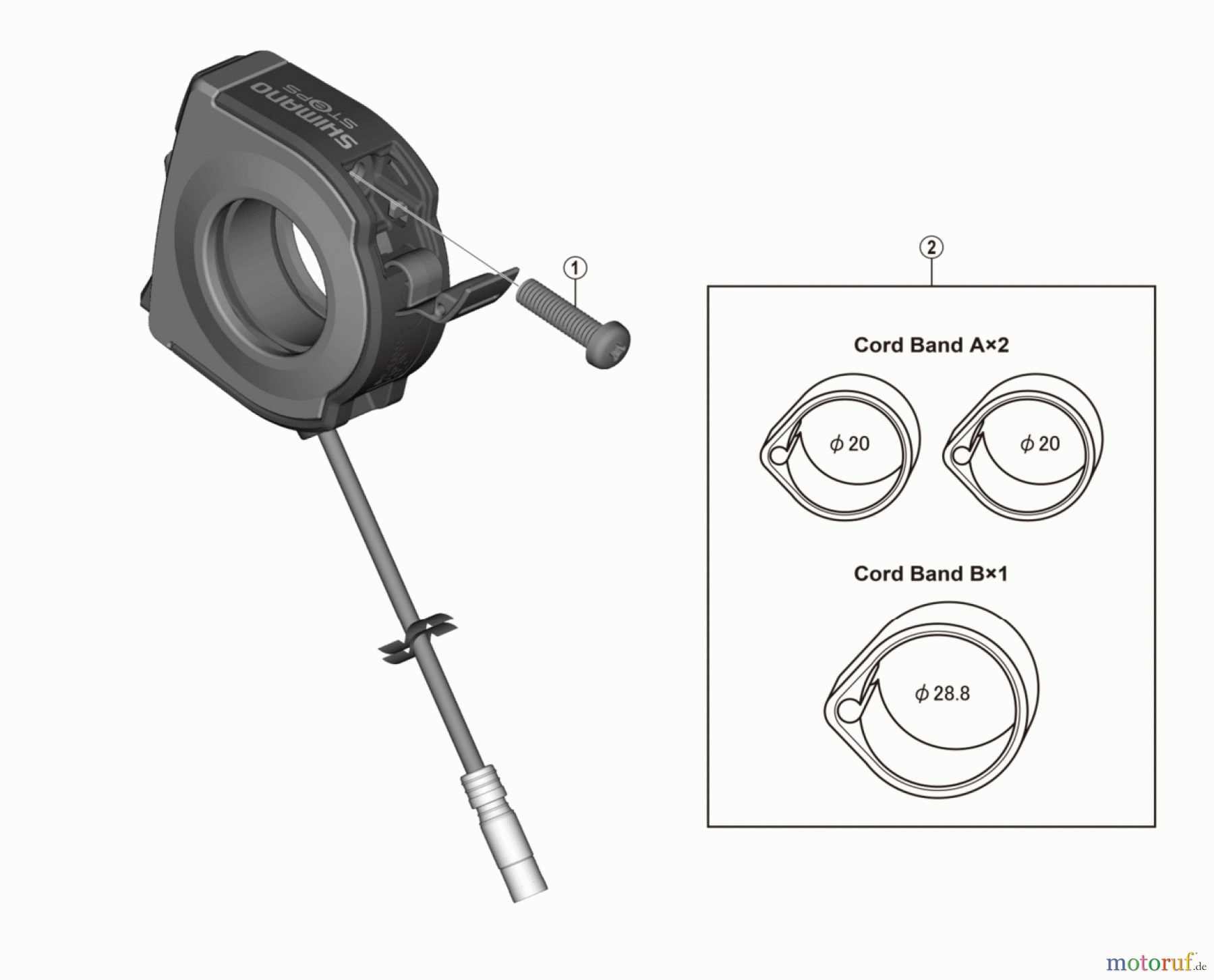  Shimano SW Switch - Schalter SW-E6000 Schalter