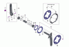 Shimano FC Front Chainwheel - Kurbelsatz, Vorderes Kettenblatt Spareparts FC-M4050  ALIVIO Crankset