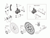 Shimano BR Brake - Bremse Spareparts BR-TX805 Tourney TX Scheibenbremse