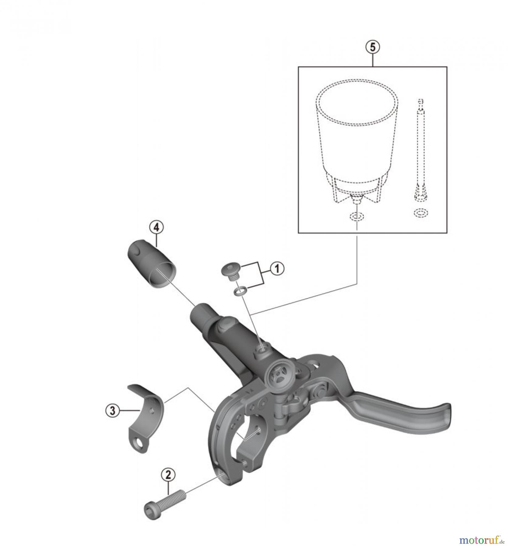  Shimano BL Brake Lever - Bremshebel BL-M6000  DEORE Brake Lever