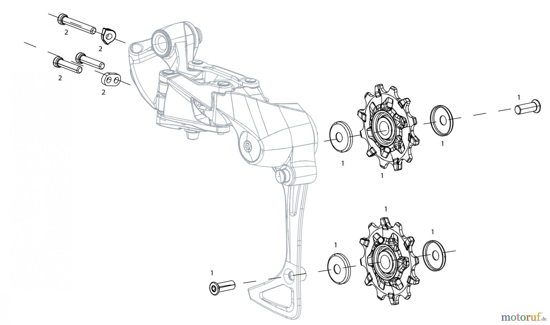  Sram Sram SRAM APEX 1 / NX - REAR DERAILLEUR