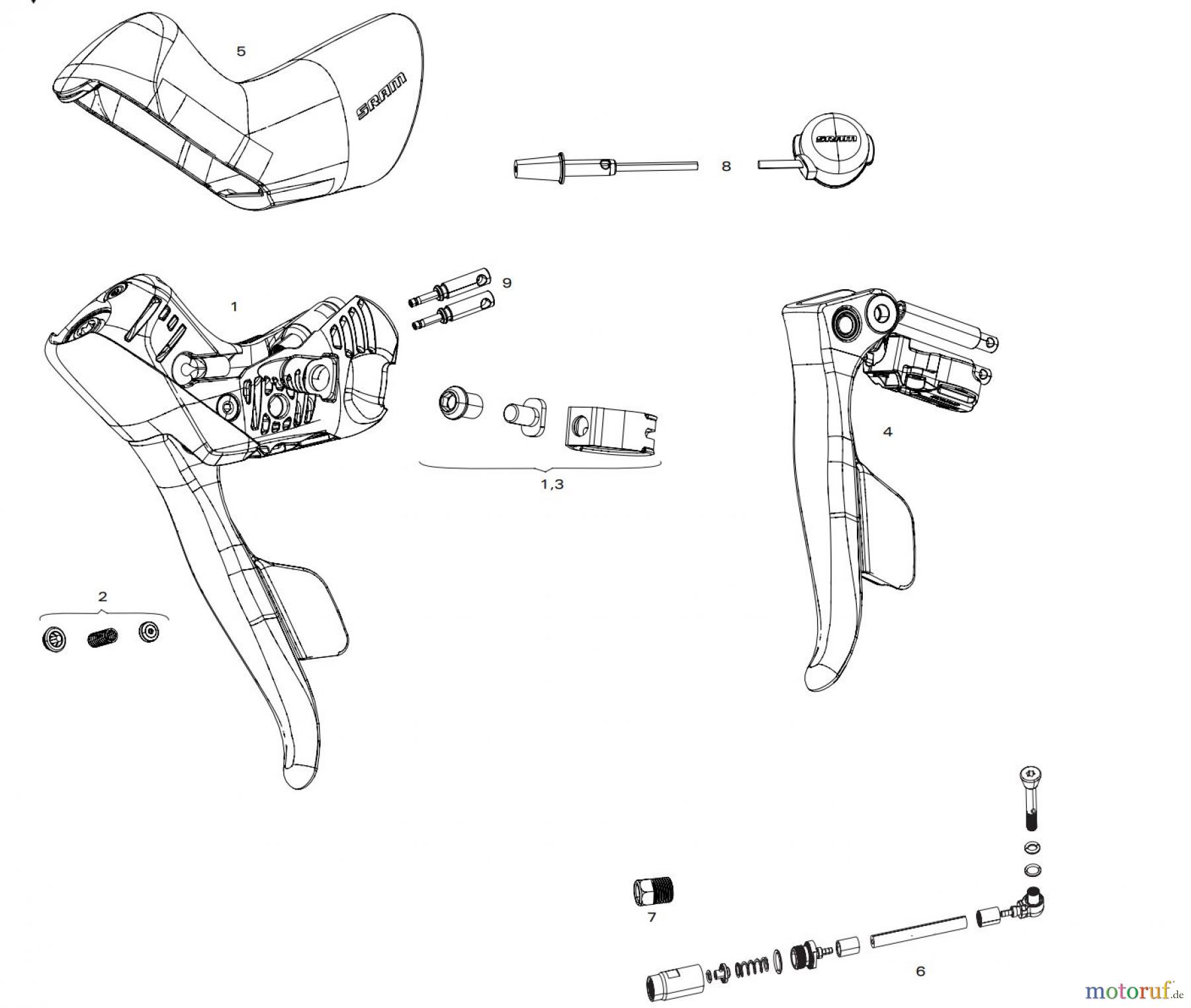  Sram Sram SRAM RED ETAP AXS HRD (ED)- SHIFTERS / BRAKE LEVERS