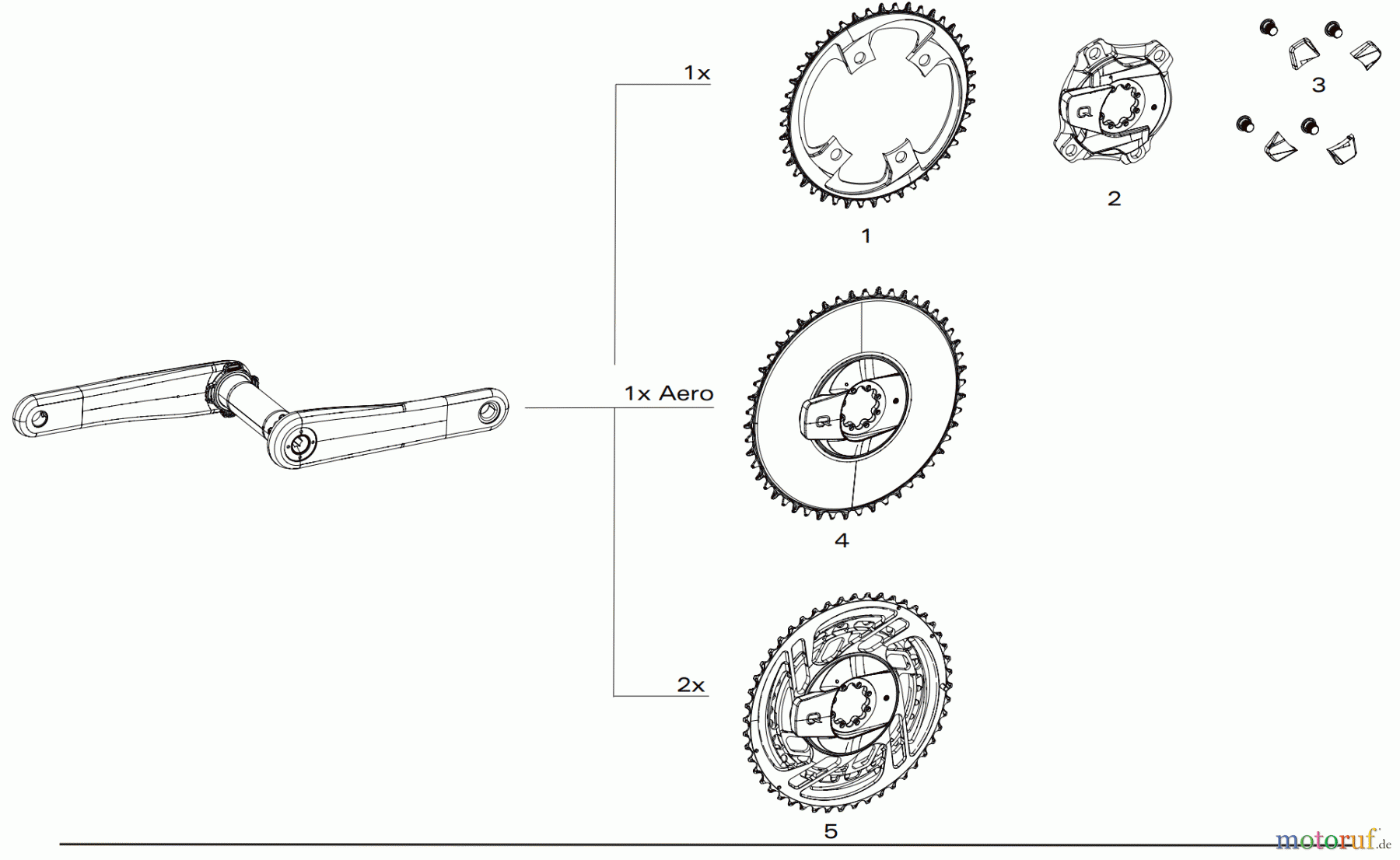  Sram Sram CHAINRINGS RED 1x / 2x POWERMETER AXS