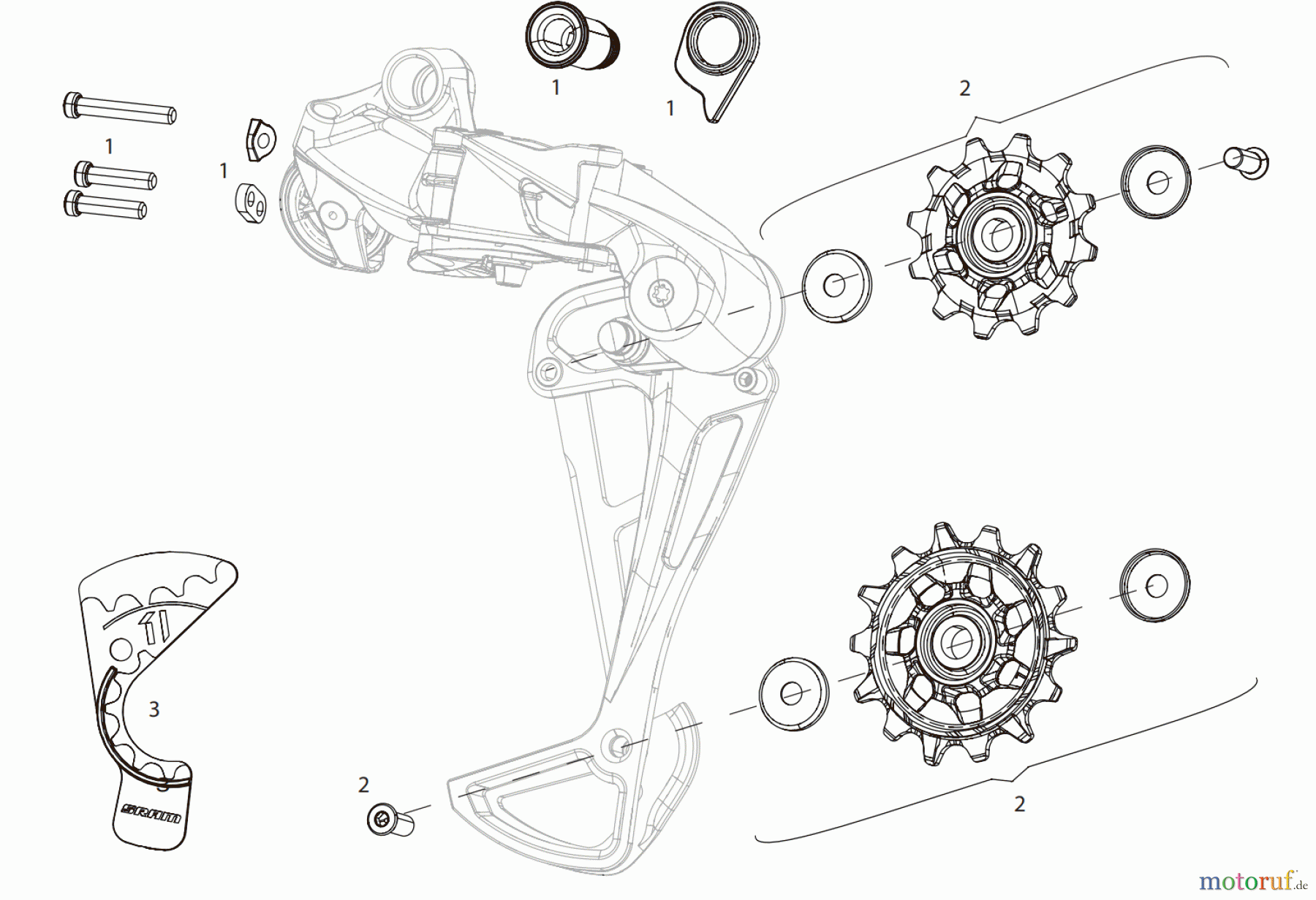  Sram Sram SRAM NX EAGLE - REAR DERAILLEUR