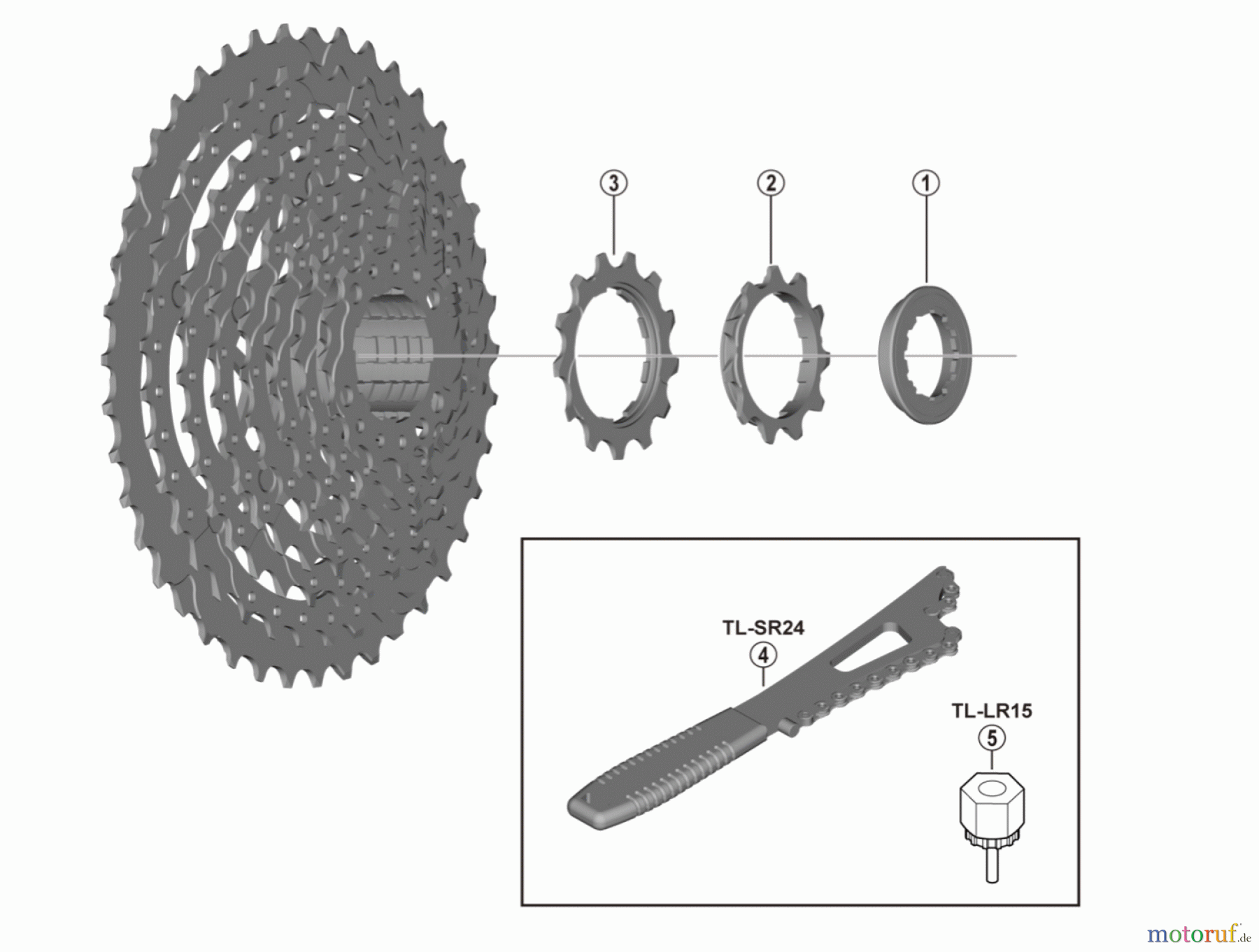  Shimano CS Cassette / Zahnkranz CS-M4100 DEORE  (10-speed) Cassette Sprocket