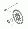 Shimano SM Smallparts - Kleinteile, RT, BT, BB, CD Spareparts RT-EM600, SM-DUE11 Disc Brake Rotor E-Bike STEPS