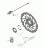 Shimano SM Smallparts - Kleinteile, RT, BT, BB, CD Spareparts RT-EM300, SM-DUE11 Bremsscheibe E-Bike Steps