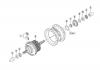 Shimano DH Dynamo Hub - Nabendynamo Spareparts DH-3D30-NT (-2601A) Hub Dynamo