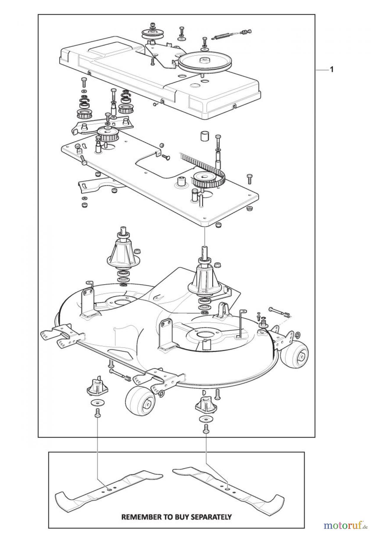  Stiga Rasentraktoren Estate, Tornado tractors 122 cm Sammelfunktion 2021 ESTATE 7122 HWSY (2021) [2T1310381/ST1PSA] Ens. Plateau De Coupe & Plaque de transmission des lames - TC122 