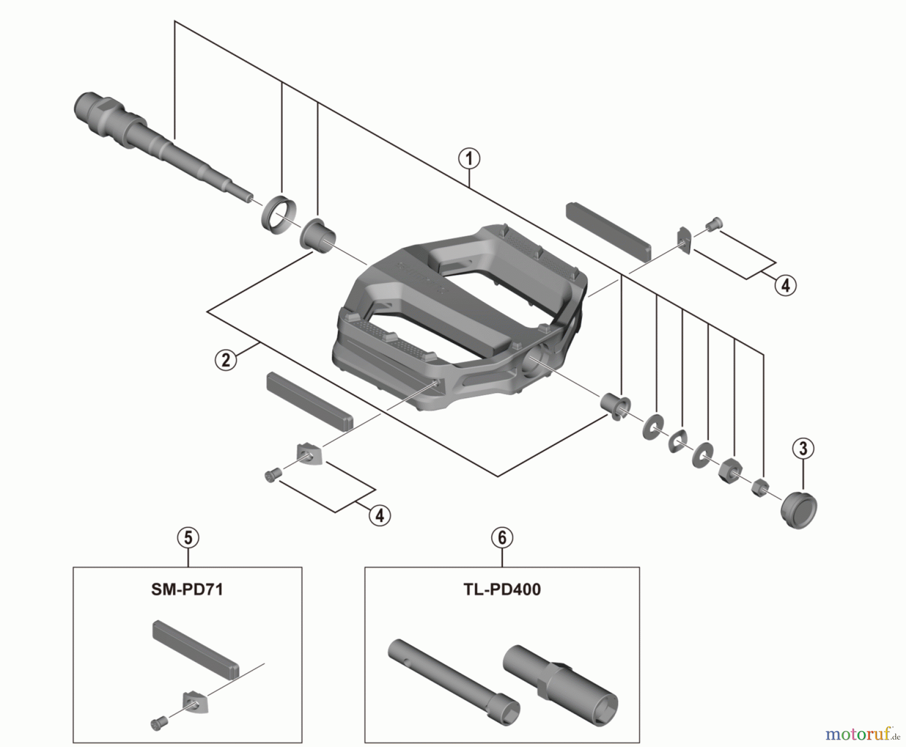  Shimano PD Pedal - Pedale PD-EF102