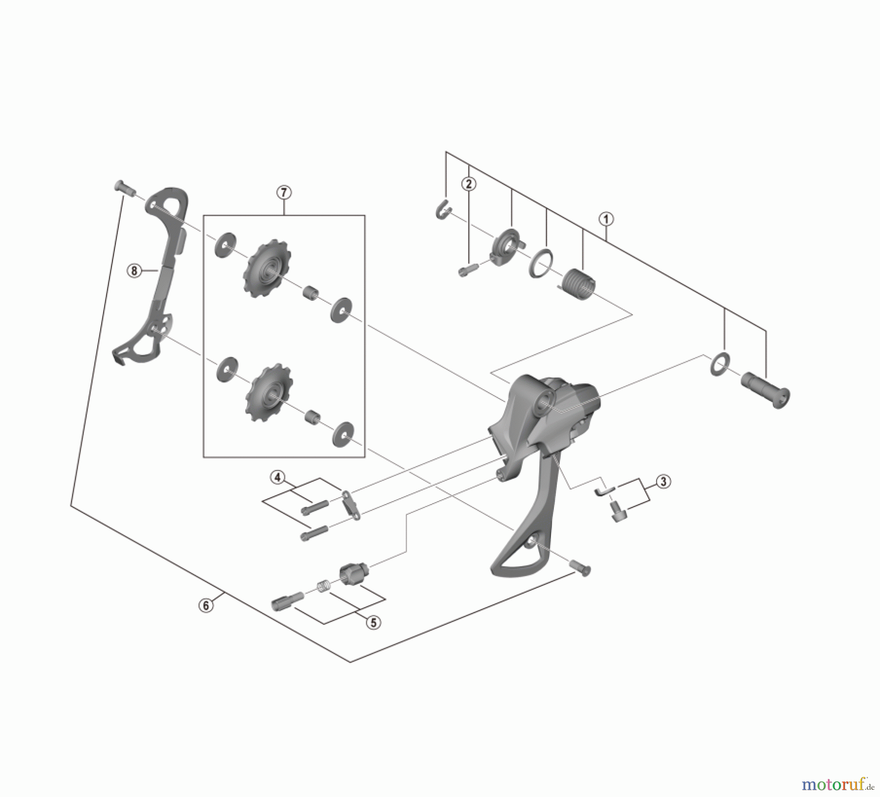  Shimano RD Rear Derailleur - Schaltwerk RD-M3020 ACERA Rear Derailleur