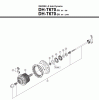 Shimano DH Dynamo Hub - Nabendynamo Spareparts DH-T670 DEORE LX Hub Dynamo