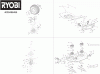Ryobi Aufsitzrasenmäher Akku RY72ZTRX107-210 72 V Brushless Akku-Nullwendekreismäher, Schnittbreite 107 cm Spareparts Seite 1