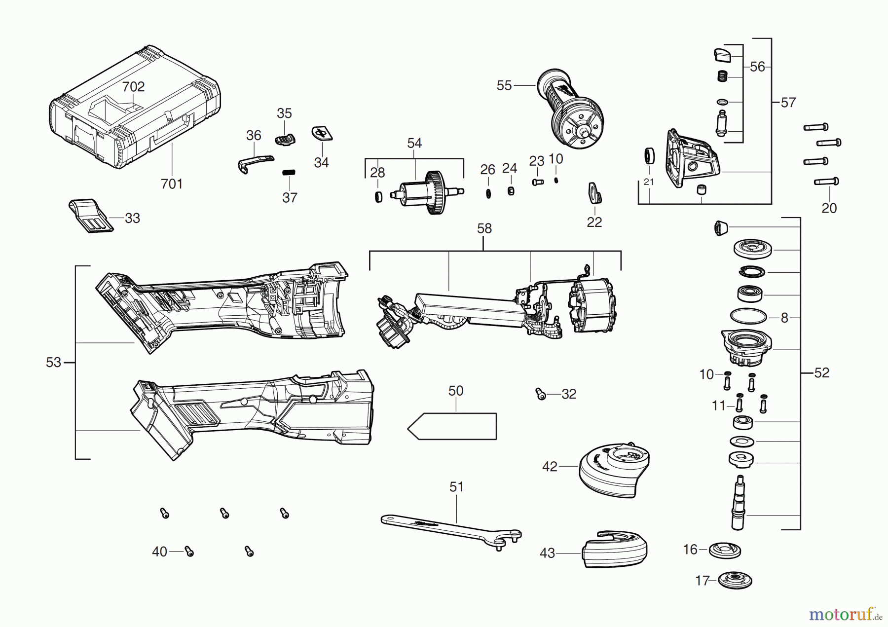  Milwaukee Akku-Geräte Schleifen und Polieren SCHLEIFER 125 MM M18 FSAG125XB Seite 1