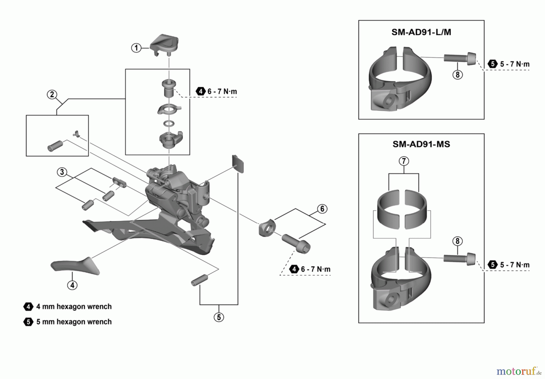  Shimano FD Front Derailleur - Umwerfer FD-RX820 GRX Umwerfer