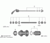 Shimano FH Free Hub - Freilaufnabe Spareparts FH-QC300-HM FREEHUB (11/10/9/8-speed) 