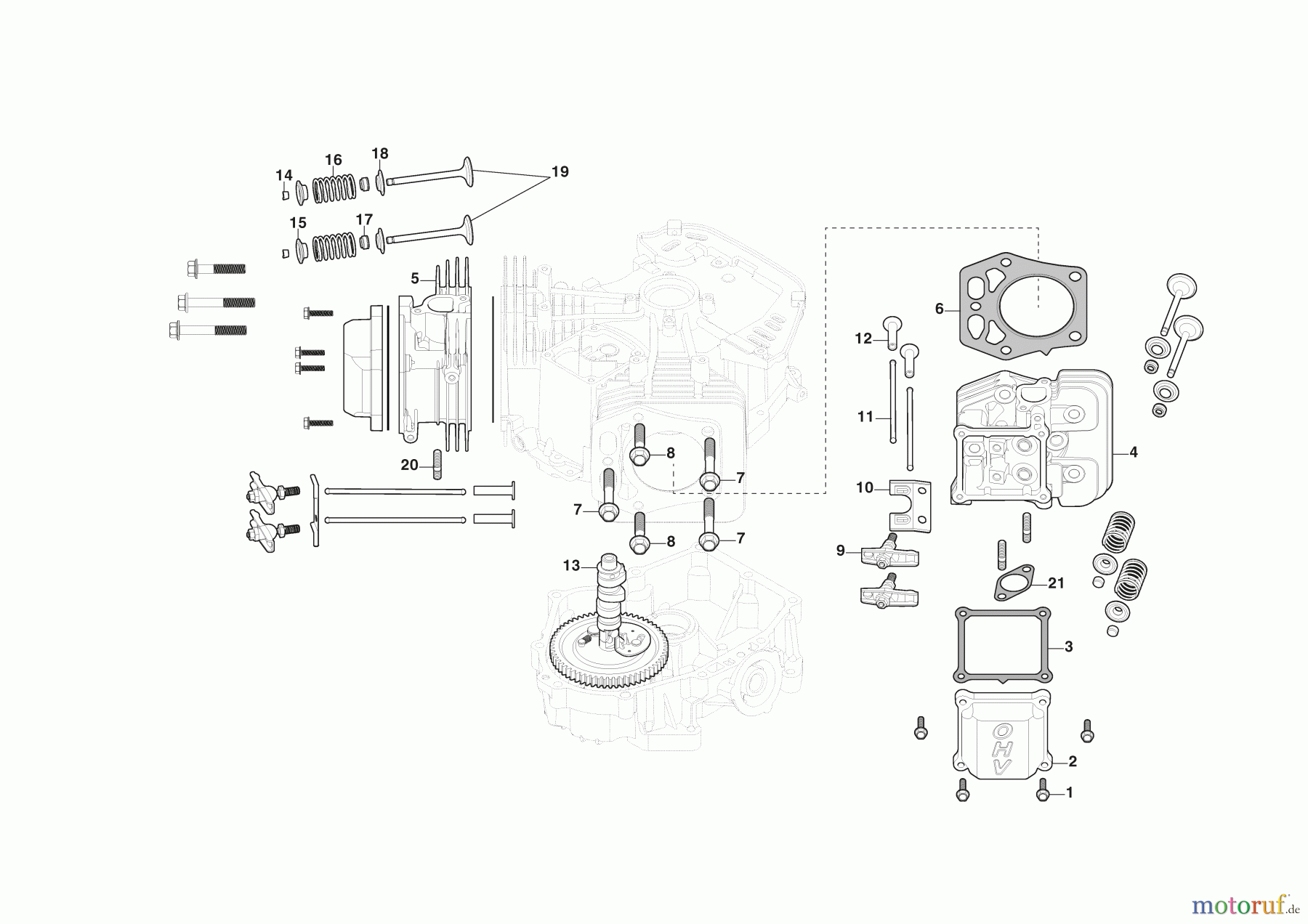  Stiga Aufsitzmäher Baujahr 2024 ESTATE 792 W (2024) [2T0785481/ST1P] Zylinderkopf