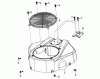 LONCIN Motoren LC2P77F, LC2P80F, LC2P82F Spareparts BLOWER HOUSING ASSEMBLY