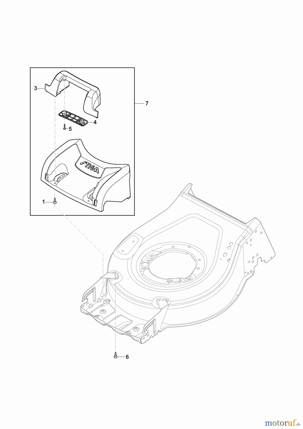  Stiga Rasenmäher Baujahr 2024 Akkurasenmäher Collector 548 AE Kit (2024) 2L0485808/ST1 Maske