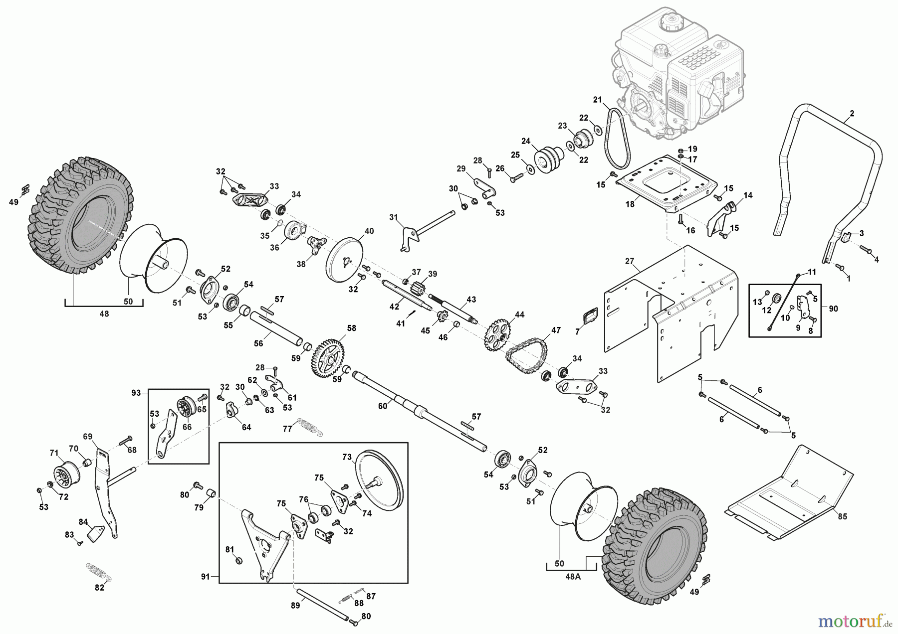  Stiga Schneefräsen Baujahr 2024 ST 5262 P (2024) 2S2624511/ST1 Getriebe