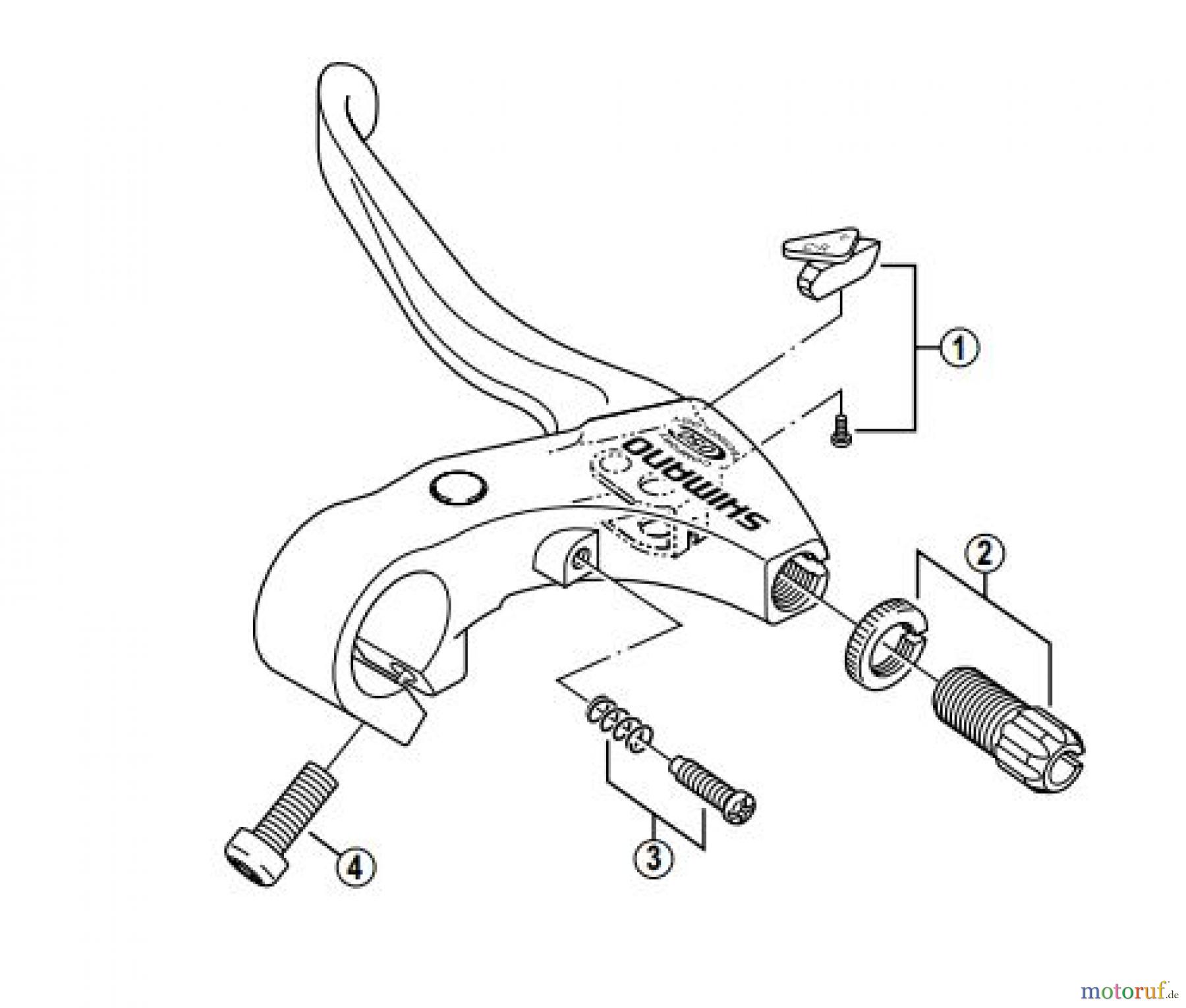  Shimano BL Brake Lever - Bremshebel BL-C050-L