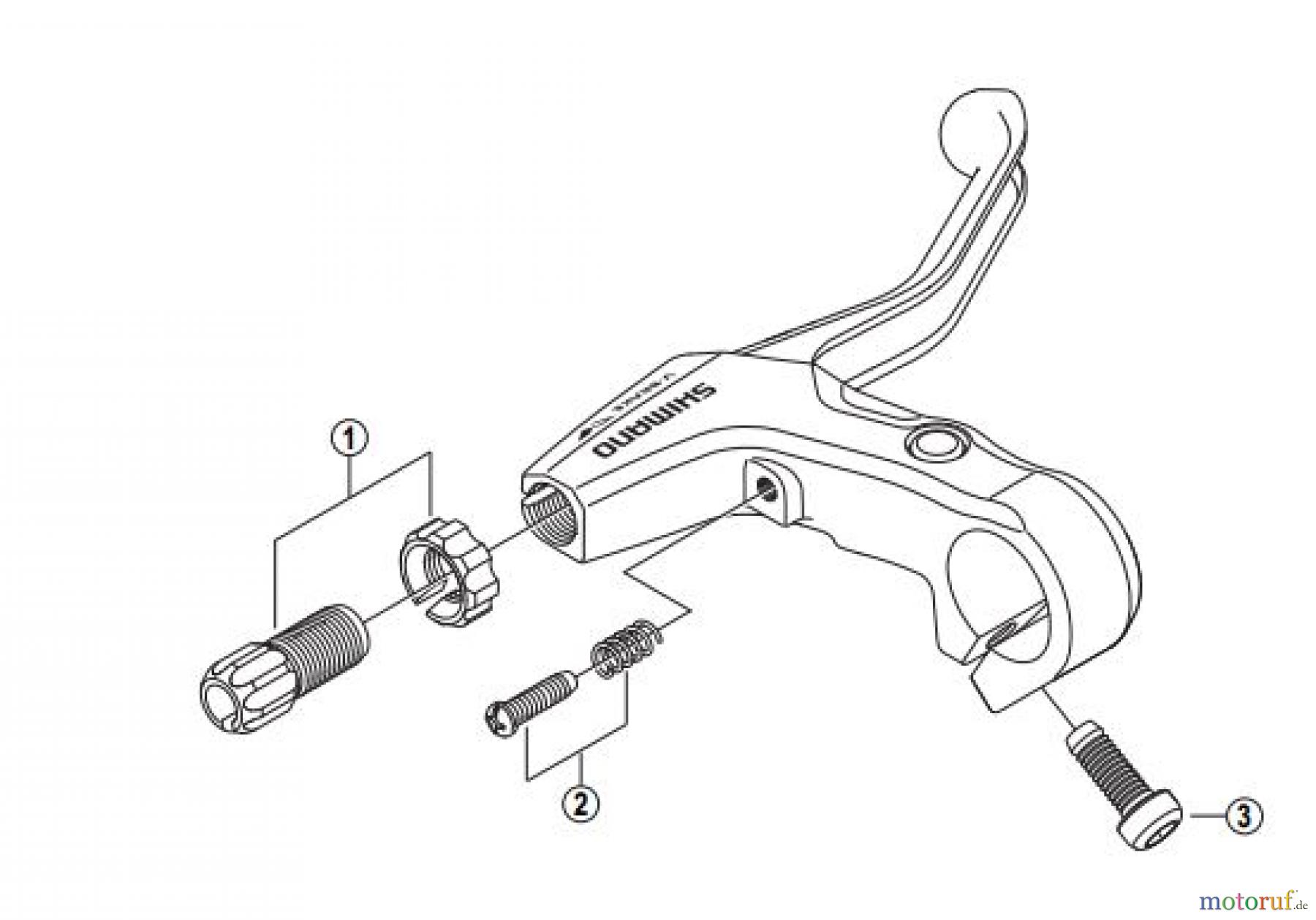  Shimano BL Brake Lever - Bremshebel BL-M421-2781