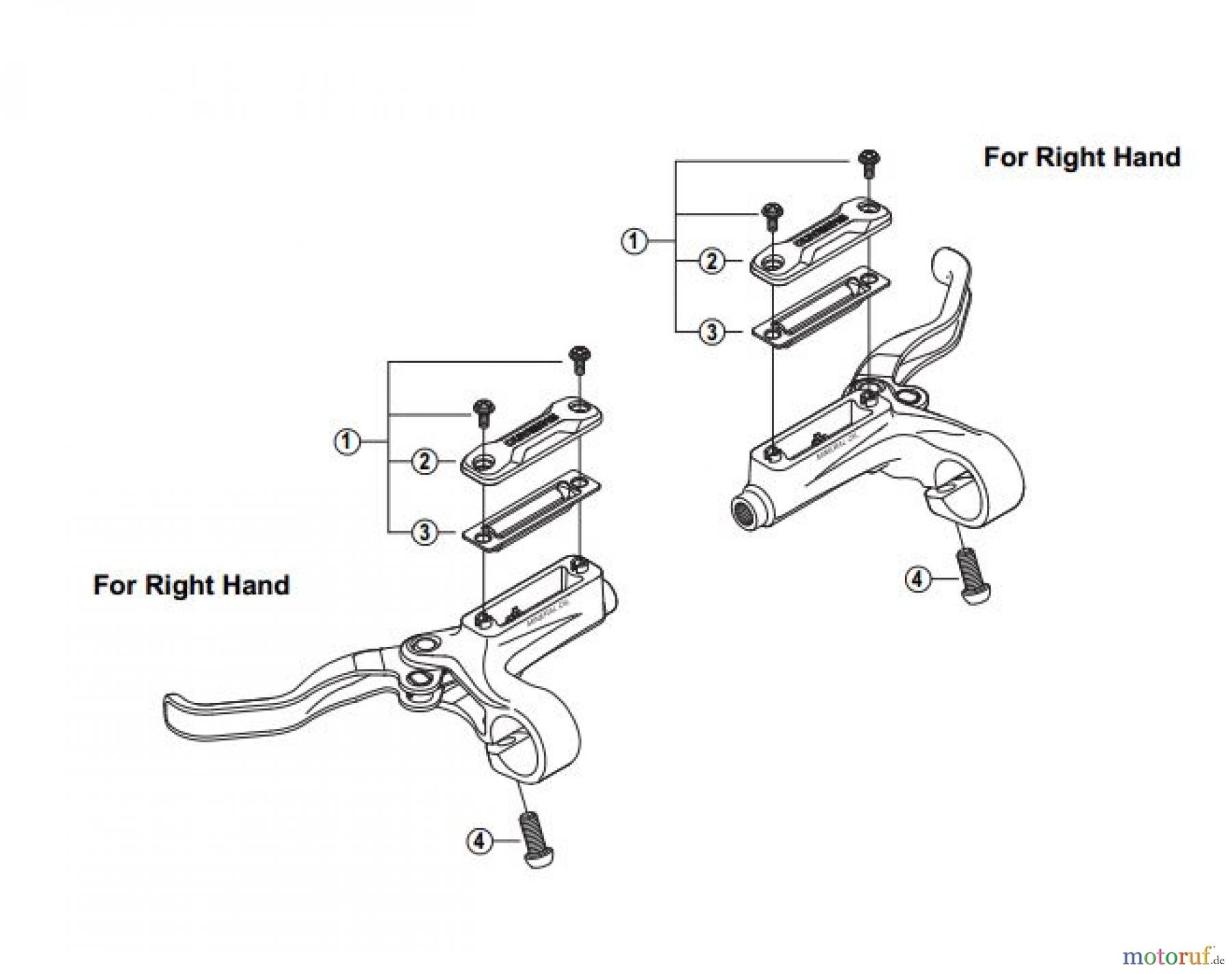  Shimano BL Brake Lever - Bremshebel BL-M486-2886