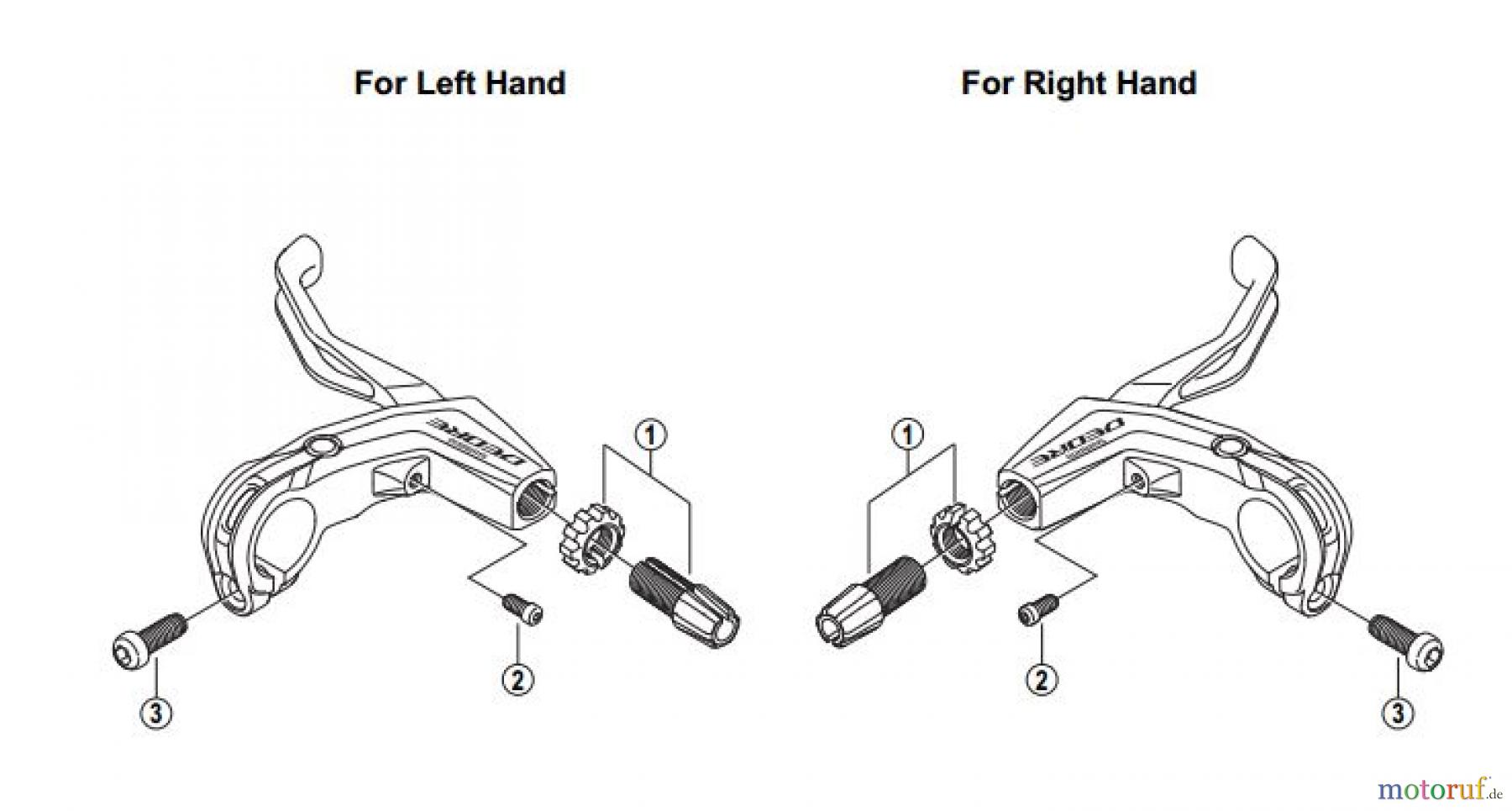  Shimano BL Brake Lever - Bremshebel BL-M590-2907