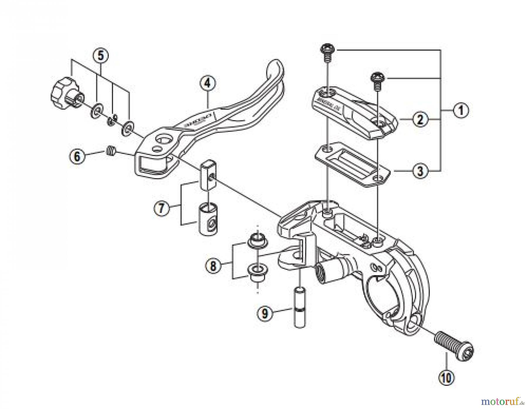  Shimano BL Brake Lever - Bremshebel BL-M595-2908