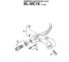 Shimano BL Brake Lever - Bremshebel Spareparts BL-MC18