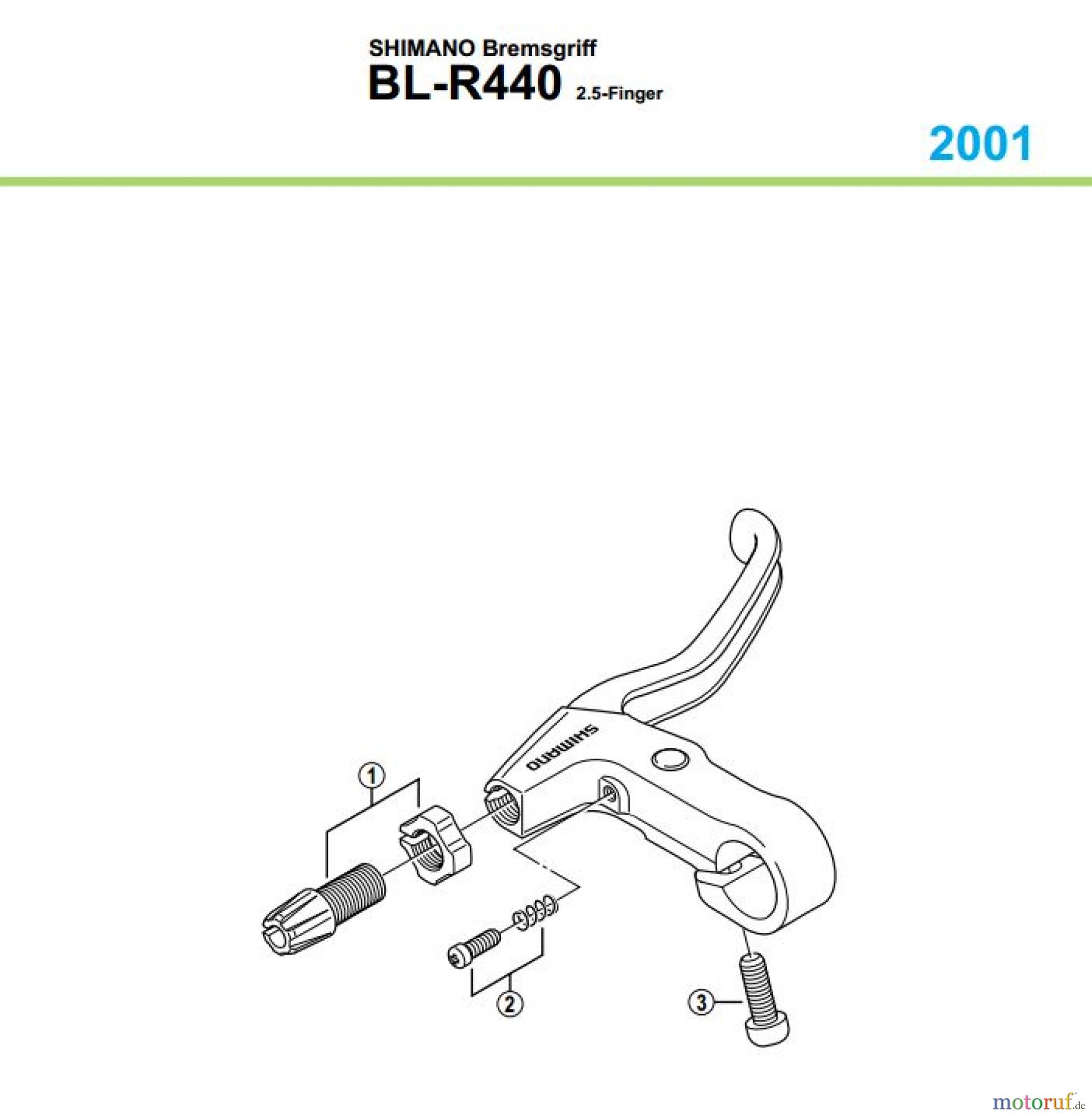  Shimano BL Brake Lever - Bremshebel BL-R440