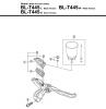 Shimano BL Brake Lever - Bremshebel Spareparts BL-T445-3228