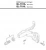 Shimano BL Brake Lever - Bremshebel Spareparts BL-T610-3497