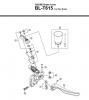 Shimano BL Brake Lever - Bremshebel Spareparts BL-T615-3499