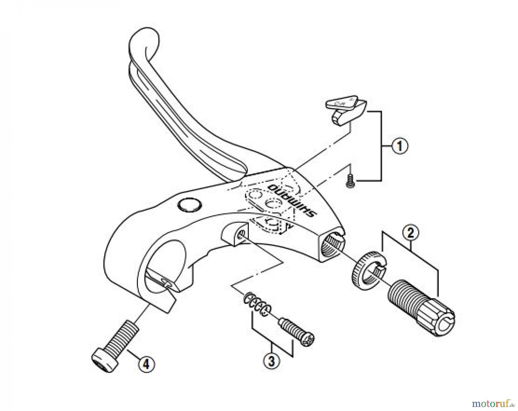  Shimano BL Brake Lever - Bremshebel BL-C101-L