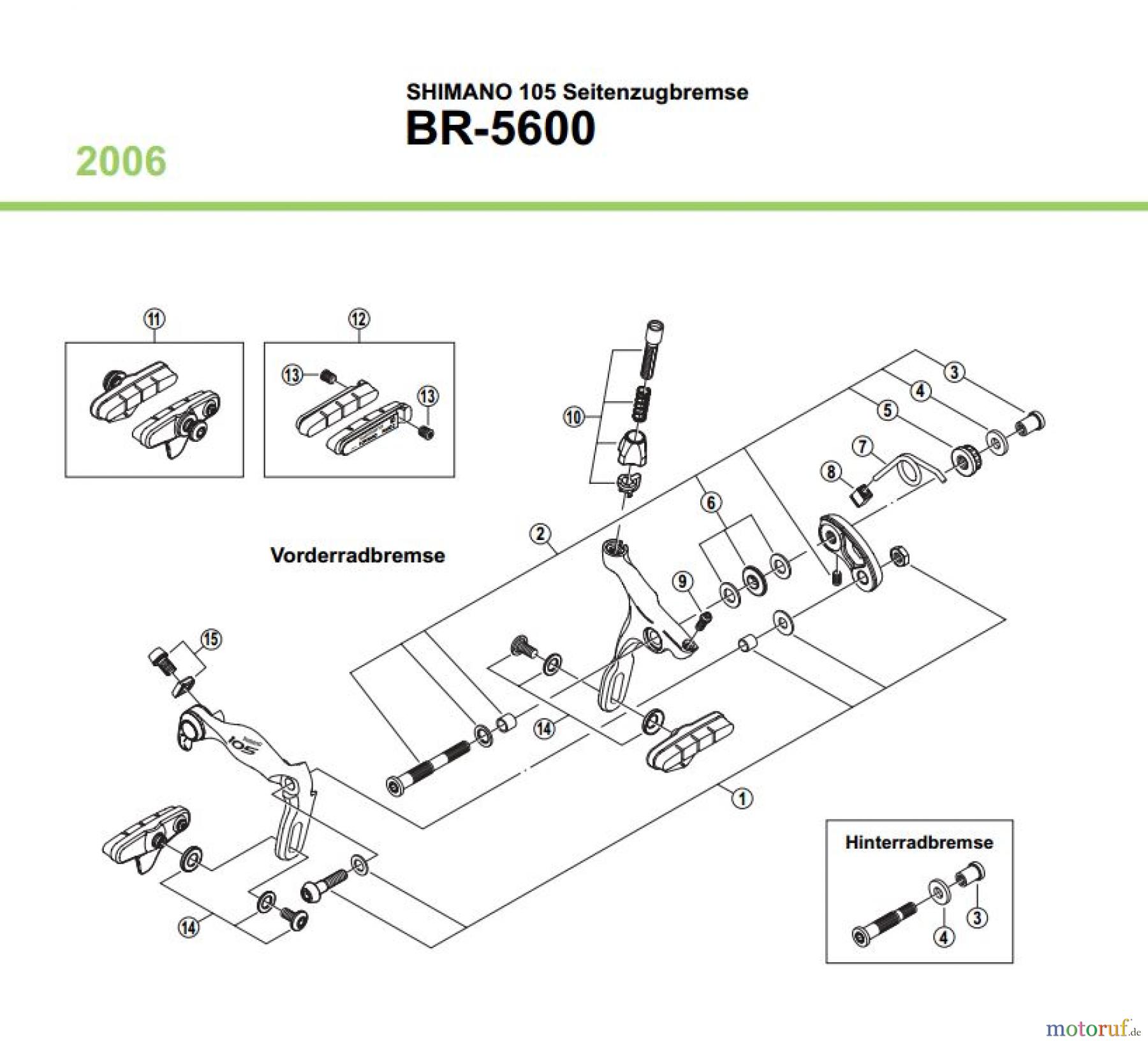  Shimano BR Brake - Bremse BR-5600