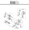 Shimano RD Rear Derailleur - Schaltwerk Spareparts RD-3400