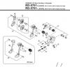 Shimano RD Rear Derailleur - Schaltwerk Spareparts RD-5701-3297