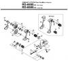 Shimano RD Rear Derailleur - Schaltwerk Spareparts RD-6600