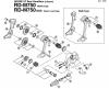 Shimano RD Rear Derailleur - Schaltwerk Spareparts RD-M750-DEORE-XT