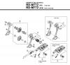 Shimano RD Rear Derailleur - Schaltwerk Spareparts RD-M772-12707B