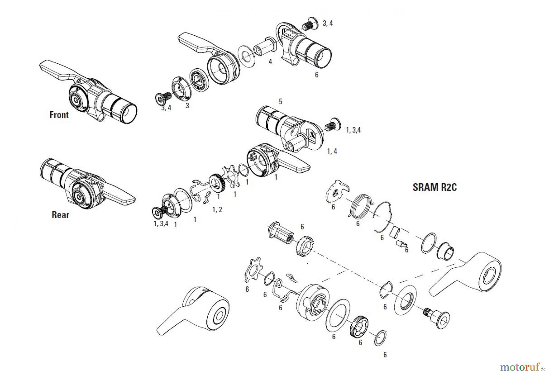  Sram Sram TIME TRIAL SHIFTER (2008-2012)