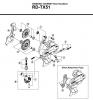 Shimano RD Rear Derailleur - Schaltwerk Spareparts RD-TX51-2757A