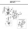 Shimano RD Rear Derailleur - Schaltwerk Spareparts RD-TX71-2763