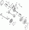 Wolf-Garten 2.42 TA 4765880 Series D from 01.05.1999 (1999) Spareparts Gearbox, Wheels