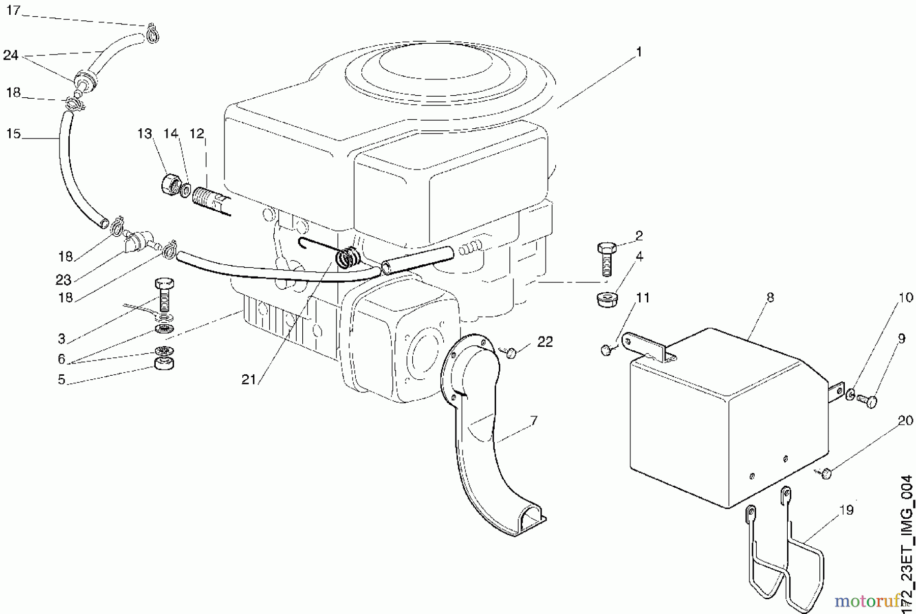  Viking Aufsitzmäher Aufsitzmäher MR 340 E - Motor